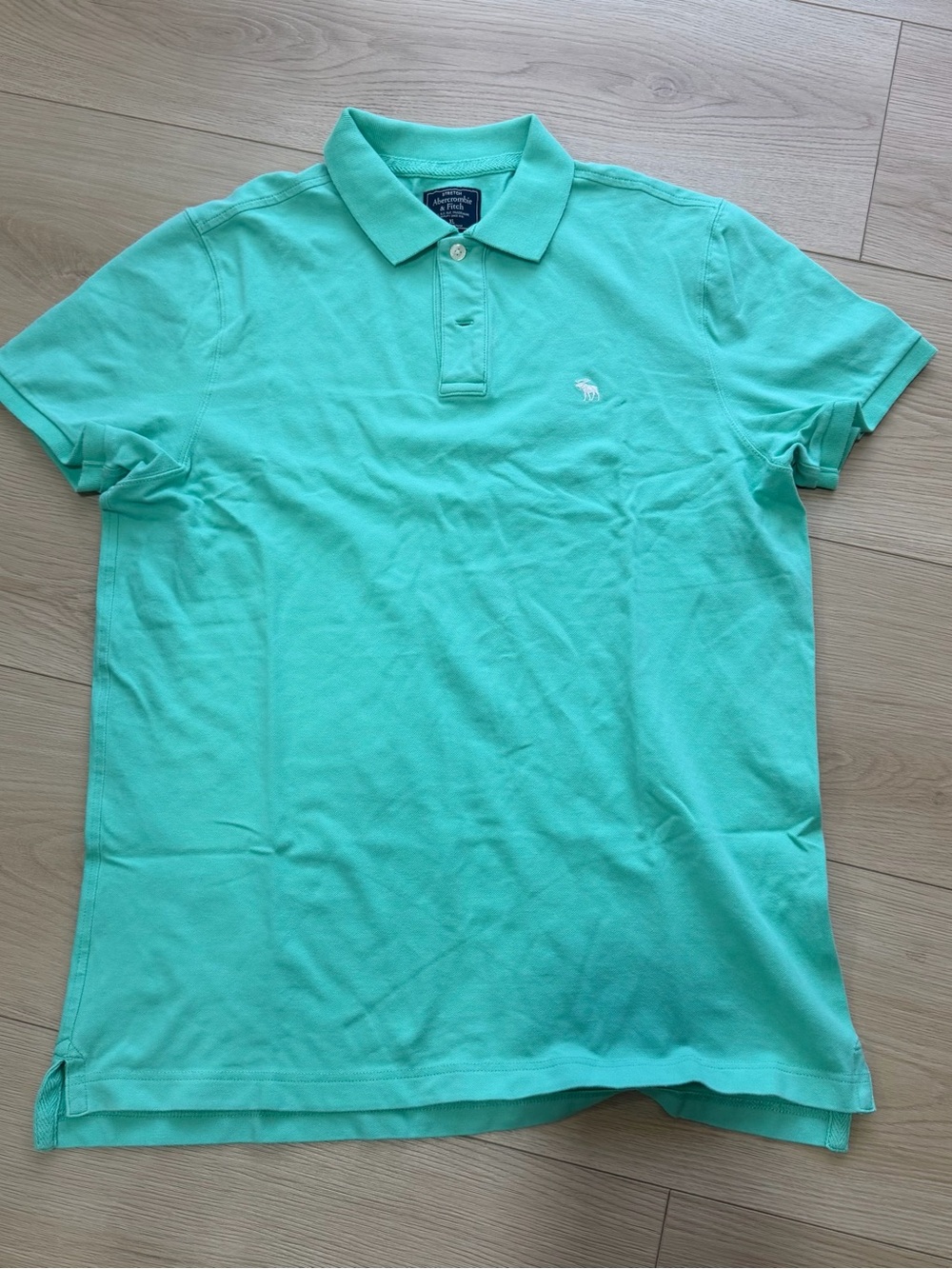 Mens Abercrombie & Fitch Polo Shirt - Mint Green